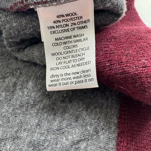 Horny Toad Wool Blend Monterossa Long Car Sweater Coat Womens Size Large - Picture 7 of 11